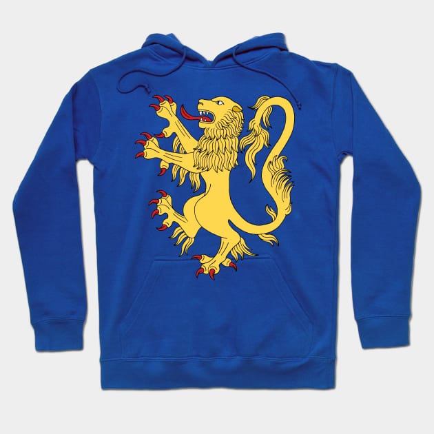 Lion Rampant Hoodie by AzureLionProductions